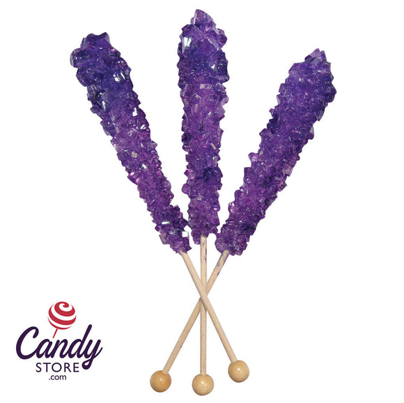 Rock Candy Unwrapped Grape Pennsylvania Dutch - 120ct CandyStore.com