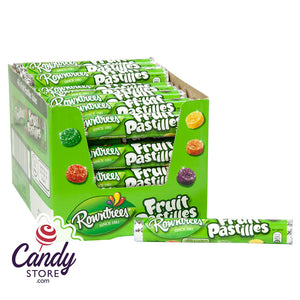 Rowntrees Fruit Pastilles 1.8oz Roll - 32ct CandyStore.com