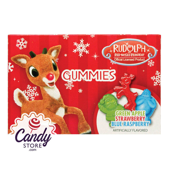 Rudolph Gummies 3.25oz Theater Boxes - 24ct CandyStore.com