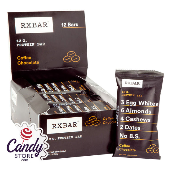 Rx Bar Coffee Chocolate 1.83oz Protein Bar - 12ct CandyStore.com