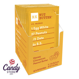 Rx Bar Nut Butter Honey Cinnamon Peanut Butter 1.12oz - 10ct CandyStore.com