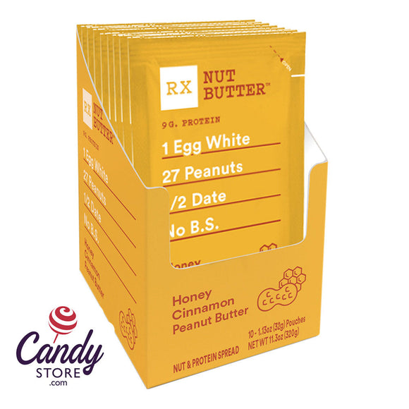 Rx Bar Nut Butter Honey Cinnamon Peanut Butter 1.12oz - 10ct CandyStore.com