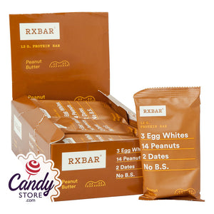 Rx Bar Peanut Butter 1.83oz Protein Bar - 12ct CandyStore.com