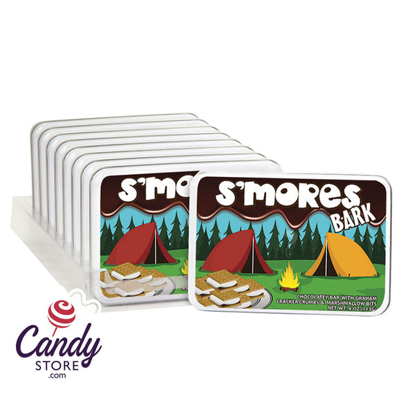 S'Mores Bark Amusemints 4oz Tin - 9ct CandyStore.com