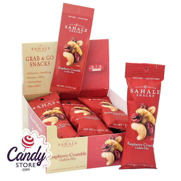 Sahale Raspberry Crumble Cashew Mix 1.5oz Bag - 9ct CandyStore.com