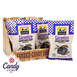 Sanded Candy Licorice Peg 6oz Pennsylvania Dutch - 12ct CandyStore.com