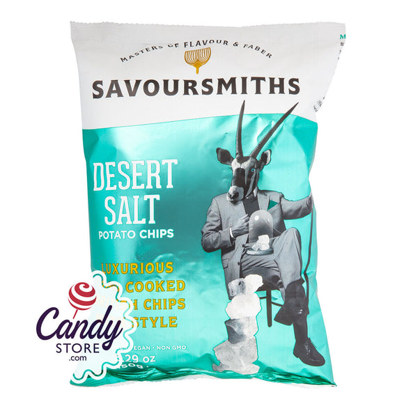 Savoursmiths Potato Chips Desert Salt 5.29oz Bags - 12ct CandyStore.com