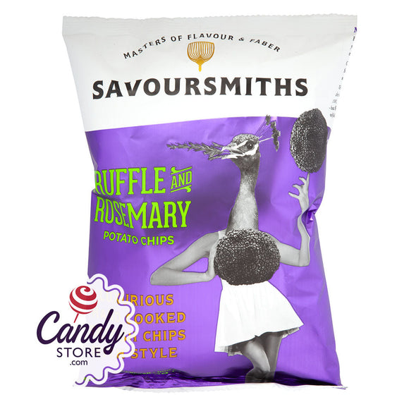 Savoursmiths Truffle & Rosemary Potato Chips 5.29oz Bags - 12ct CandyStore.com