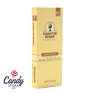 Scharffen Berger 62% Semisweet Chocolate 9.7oz Baking Bar - 6ct CandyStore.com
