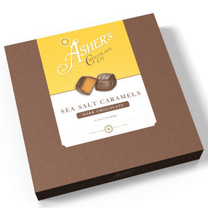 Sea Salt Caramel Dark Chocolates - 7.8oz Box - 10ct CandyStore.com