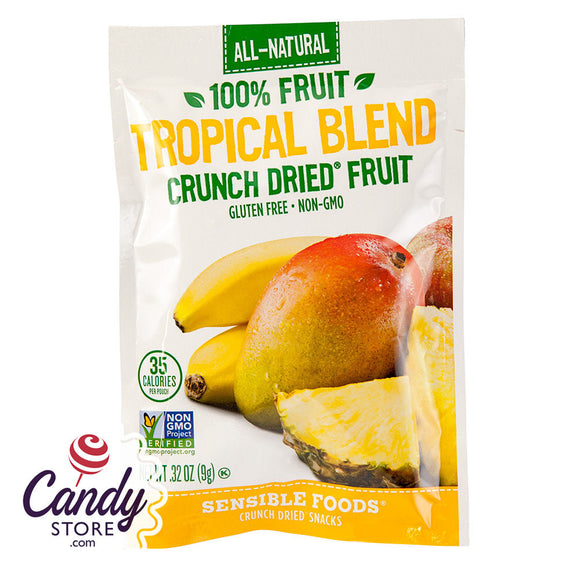 Sensible Foods Tropical Blend Crunch Dried Fruit 0.32oz Bag - 12ct CandyStore.com