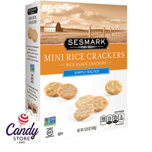 Sesmark Lightly Salted Mini Crackers 5.25oz Box - 6ct CandyStore.com