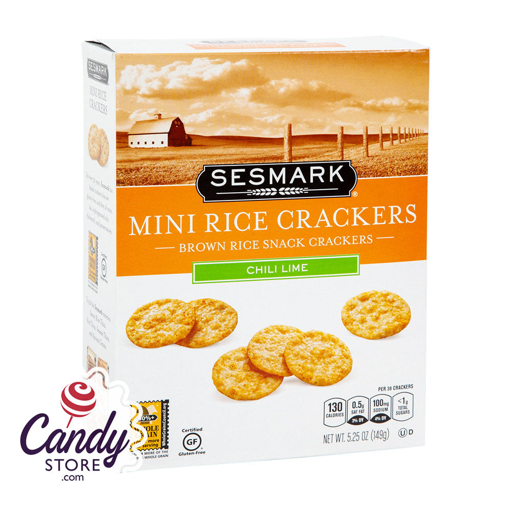 Sesmark Mini Rice Cracker Chili Lime 5.25oz 6ct - CandyStore.com