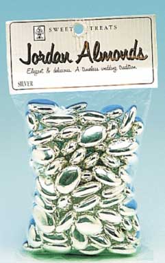 Silver Jordan Almonds 14oz. Bag CandyStore.com