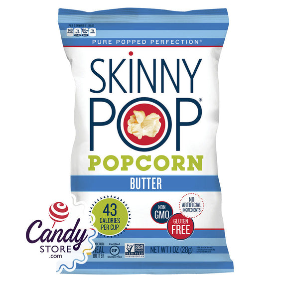 Skinnypop Butter Popcorn 1oz Bags - 12ct CandyStore.com