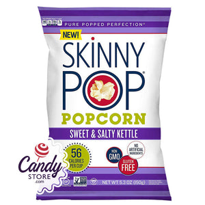 Skinnypop Sweet And Salty Kettle Popcorn 5.3oz Bags - 12ct CandyStore.com