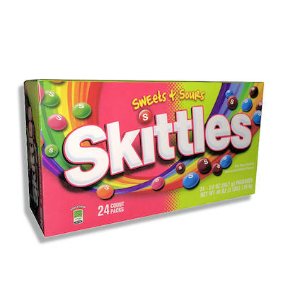 Skittles Sweet & Sour - 24ct CandyStore.com