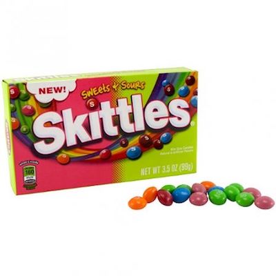 Skittles Sweet & Sour Theater Box - 12ct CandyStore.com