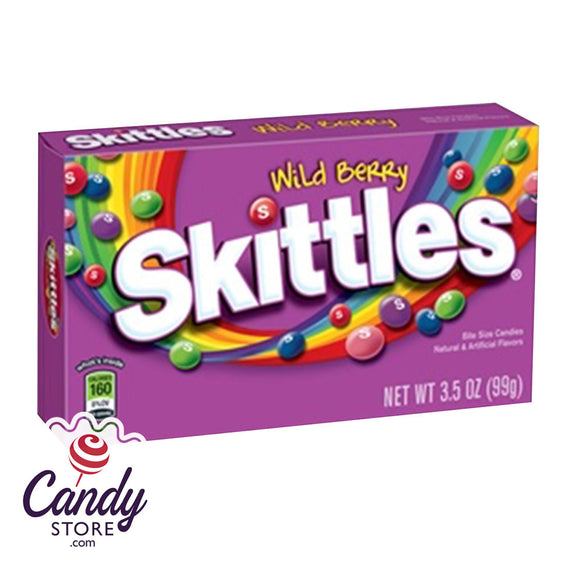 Skittles Wild Berry 3.5oz Theater Box - 12ct CandyStore.com