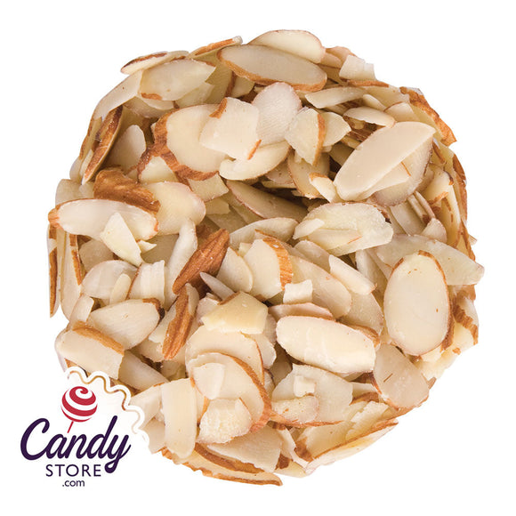 Sliced Natural Almonds - 12.5lb CandyStore.com
