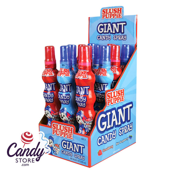 Slush Puppie Giant Spray Candy 3.72oz - 12ct CandyStore.com