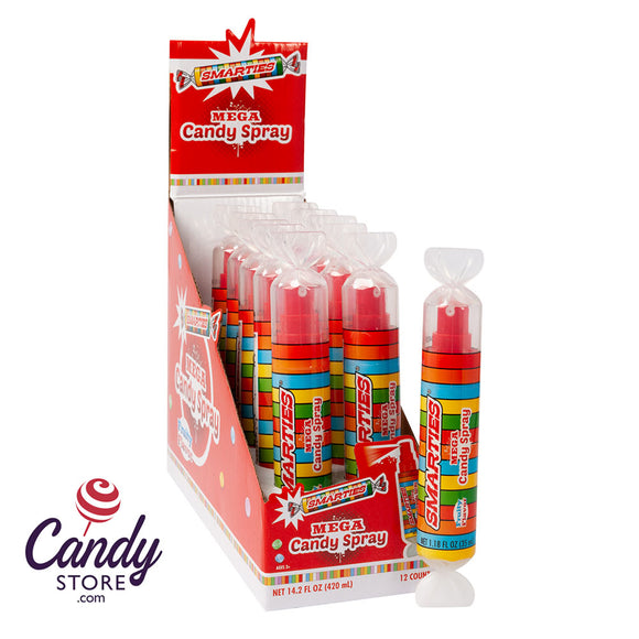Smarties Mega Candy Spray 1.18oz - 12ct CandyStore.com
