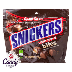 Snickers Bites 4.7oz Pouch - 8ct CandyStore.com