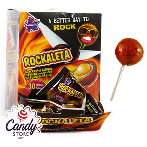 Sonrics Rockaleta Lollipops - 30ct Dispenser Box CandyStore.com