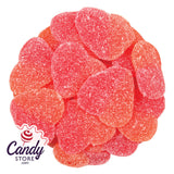 Sour Gummi Peach Hearts - 6.6lb CandyStore.com