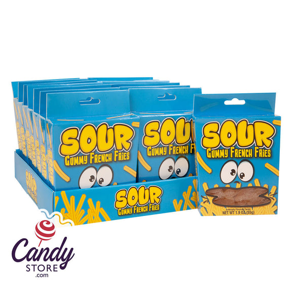 Sour Gummy French Fries 1.9oz Box - 14ct CandyStore.com