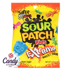 Sour Patch Extreme 4oz Peg Bag - 12ct CandyStore.com