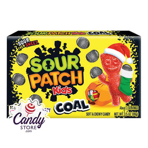 Sour Patch Kids Coal 3.10oz Theater Boxes - 12ct CandyStore.com
