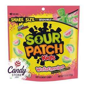 Sour Patch Watermelon 12oz Pouch - 12ct CandyStore.com
