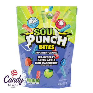 Sour Punch Bites Pouches 9oz - 12ct CandyStore.com