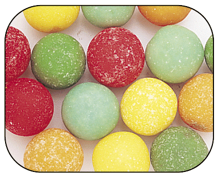 Sour Shivers Gumballs - 850 CT CandyStore.com