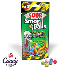 Sour Smog Balls Candy Bags - 12ct CandyStore.com