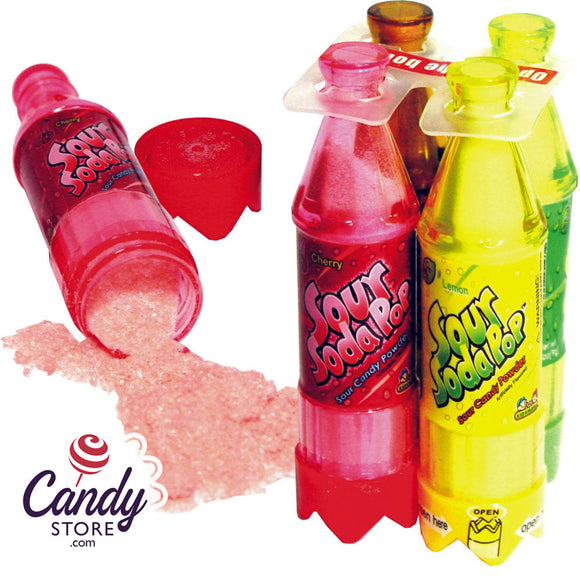 Sour Soda Pop Bottles 4-Packs - 12ct CandyStore.com