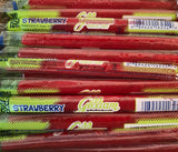 Sour Strawberry Candy Sticks - 80ct CandyStore.com