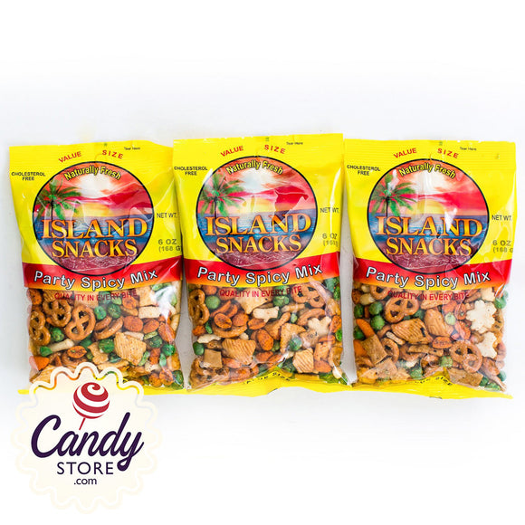 Spicy Party Mix Island Snacks - 6ct Bags CandyStore.com