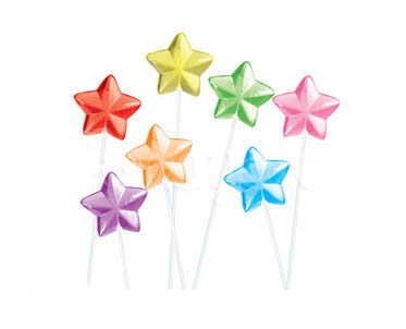 Star Shaped Lollipops - 120ct CandyStore.com