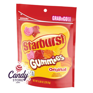 Starburst Original Gummies 8oz Pouch - 8ct CandyStore.com