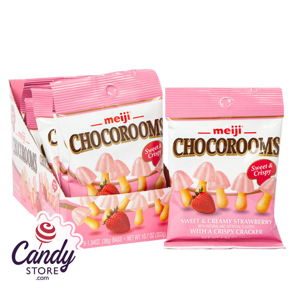 Strawberry Chocorooms 1.34oz Peg Bag - 8ct CandyStore.com