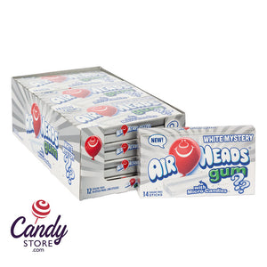 Sugar Free Airheads Gum White Mystery 1.19oz - 12ct CandyStore.com