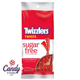 Sugar Free Twizzlers Strawberry Twists Peg Bags - 12ct CandyStore.com