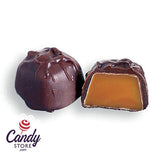 Sugar Free Vanilla Caramels Dark Chocolate - 6lb CandyStore.com