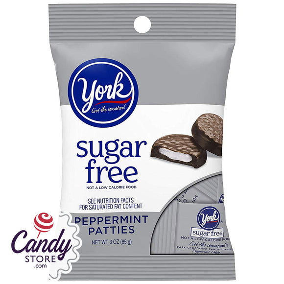 Sugar Free York Peppermint Patties - 12ct Bags CandyStore.com