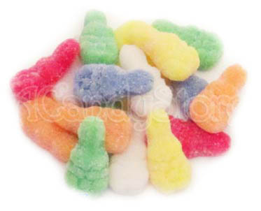 Sugar Sanded Gummy Bunnies - 4.5lb CandyStore.com