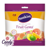 Sunkist Natural Fruit Gems Bags - 12ct CandyStore.com