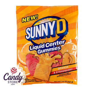 SunnyD Liquid Center Gummies Peg 3.6oz - 12ct CandyStore.com