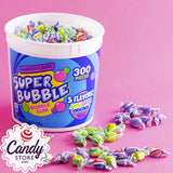 Super Bubble Bucket 3-Flavors - 300ct CandyStore.com
